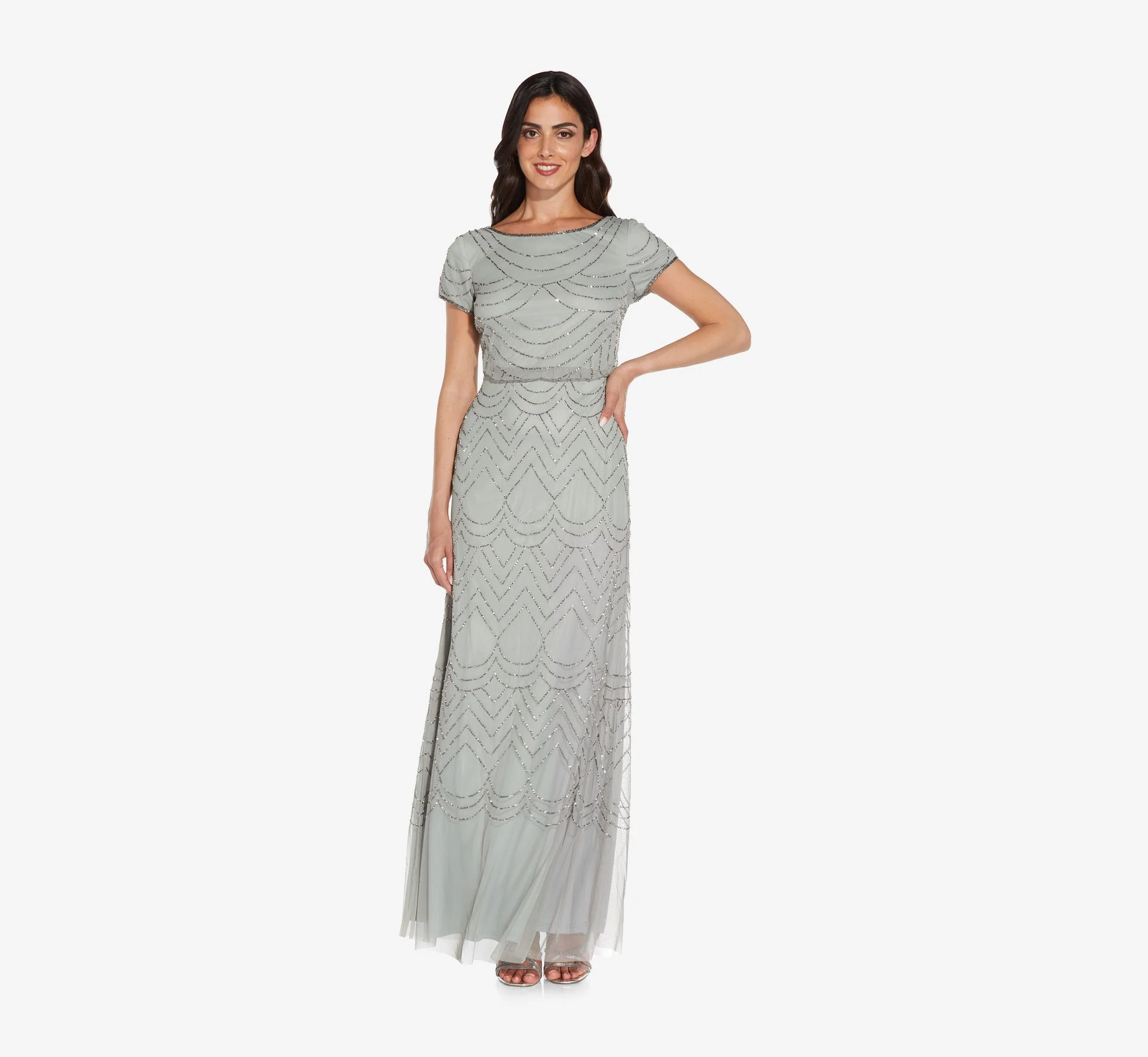 Adrianna Papell Bridesmaid Dress Style 191916100 - Image 13