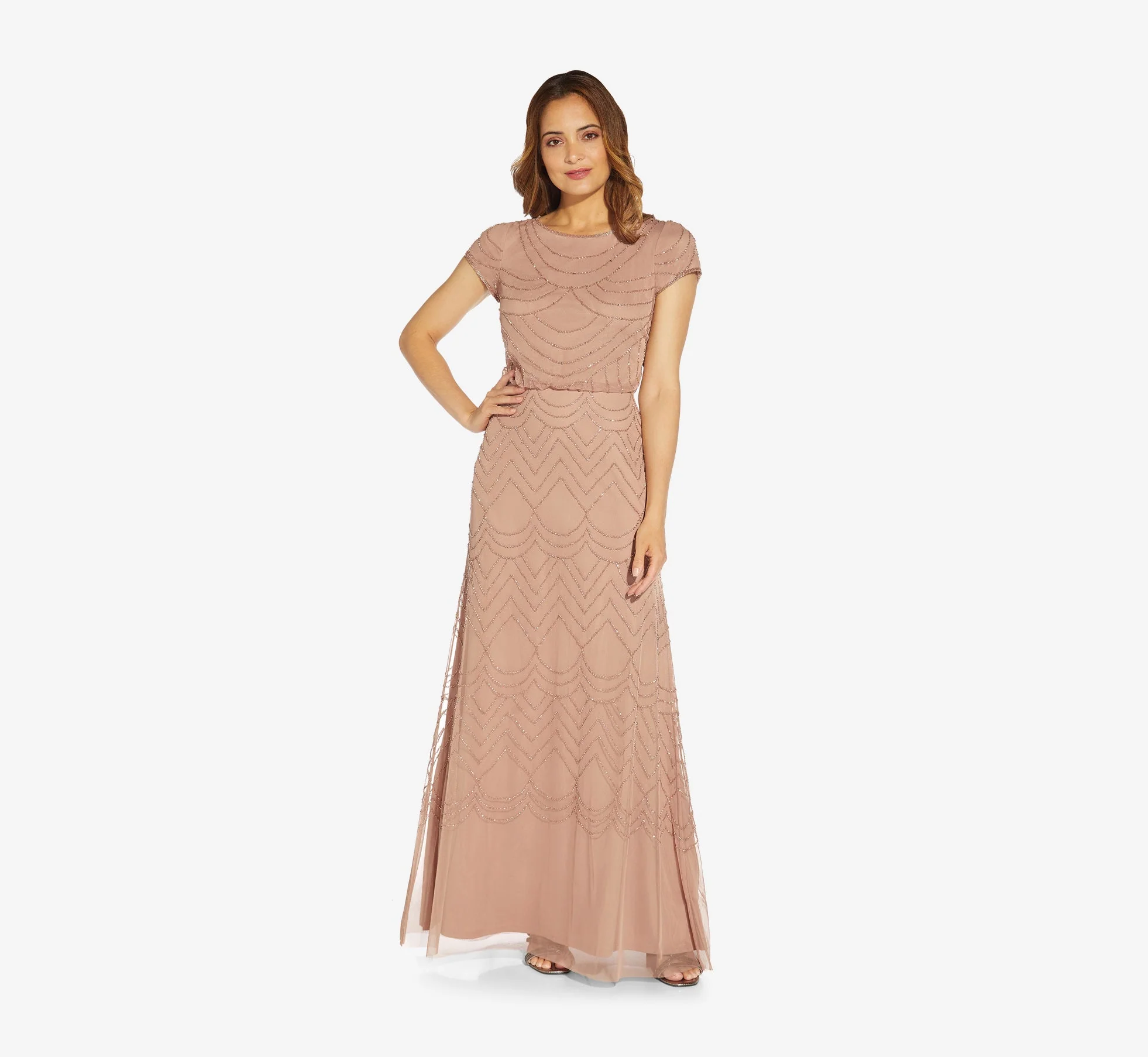 Adrianna Papell Bridesmaid Dress Style 191916100 - Image 17