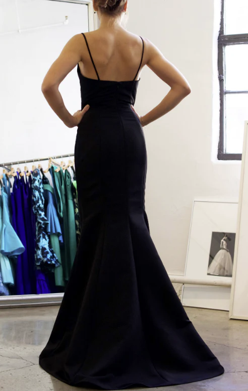 Amsale Bridesmaid Dress Lux GB242A - Image 7