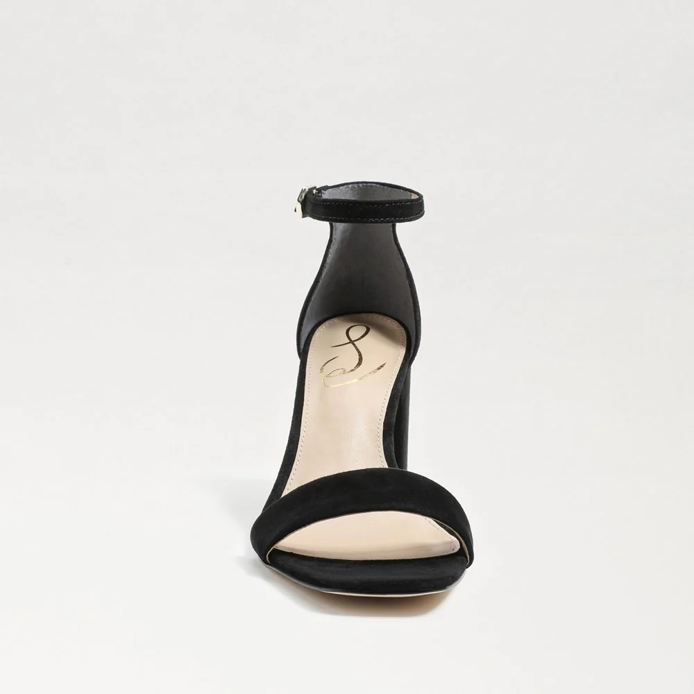 Daniella Block Heel Sandal in Black Suede - Image 3