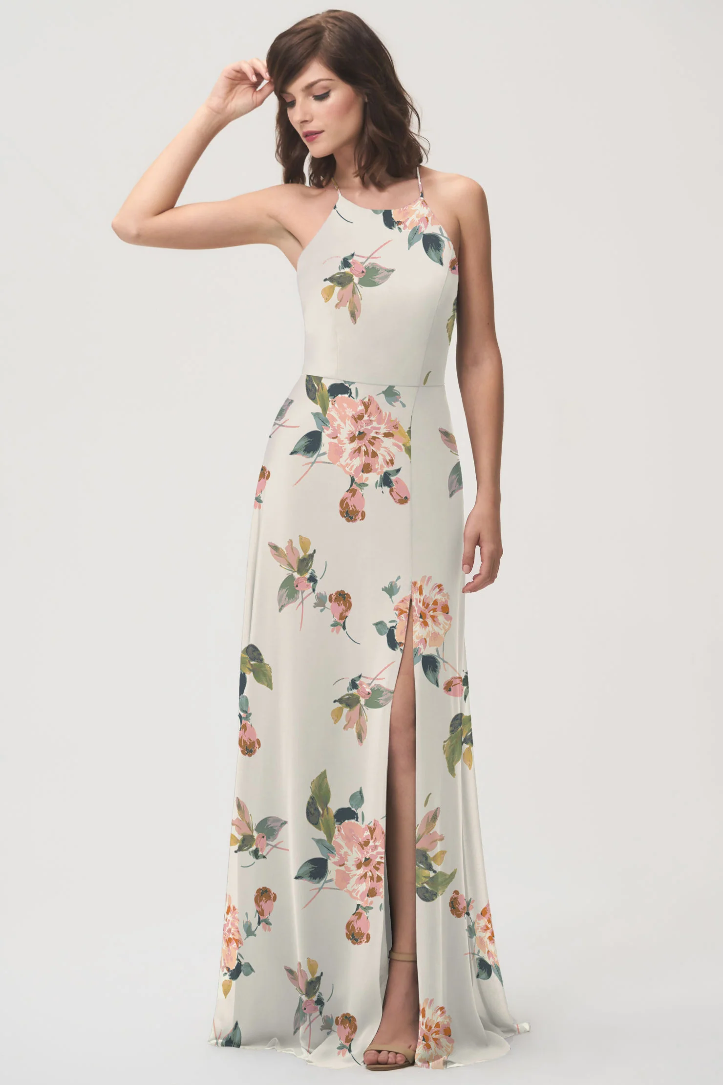Jenny Yoo Long Bridesmaid Dress Kayla Print - Image 14