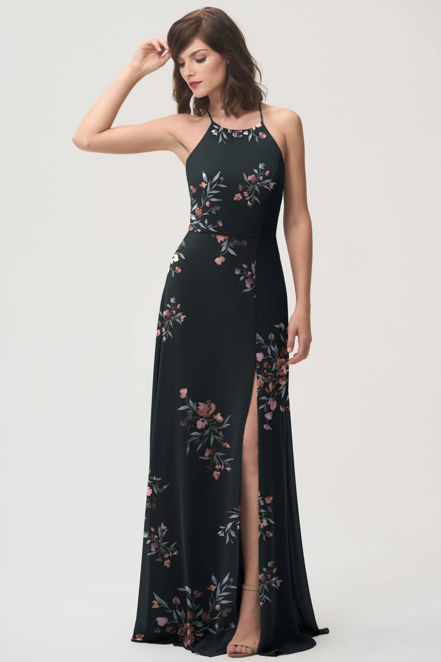 Jenny Yoo Long Bridesmaid Dress Kayla Print - Image 9