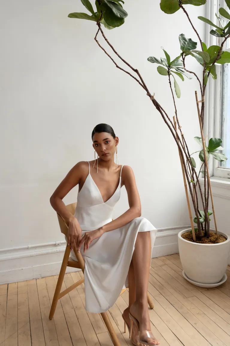 Jenny Yoo Little White Dress Bellini - Image 5