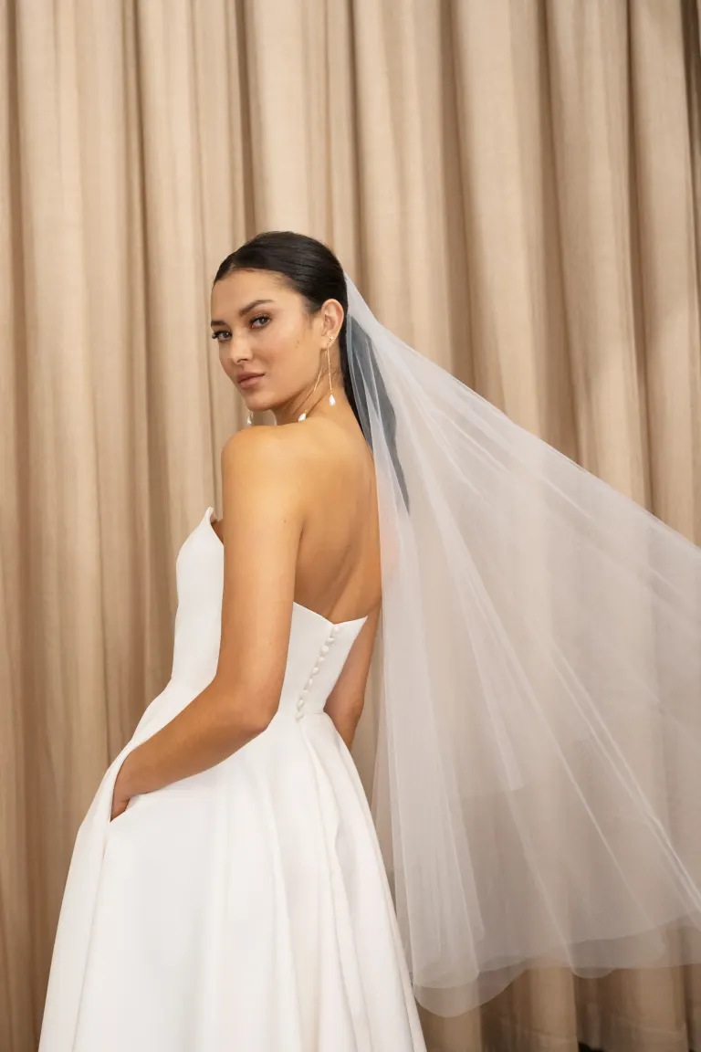 Jenny Yoo Little White Dress Carrie - Image 7