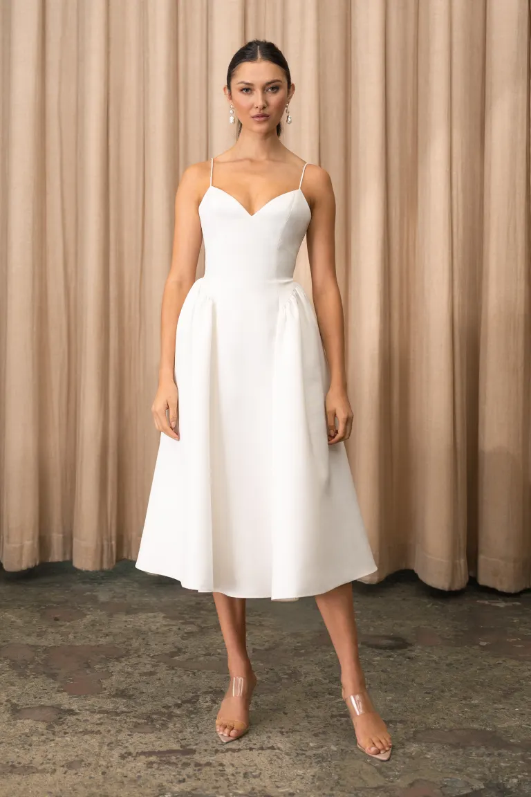 Jenny Yoo Little White Dress Luella - Image 3