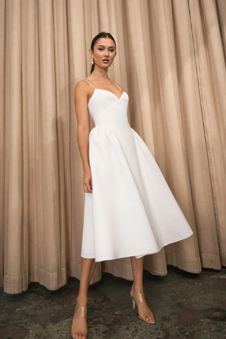 Jenny Yoo Little White Dress Luella - Image 6