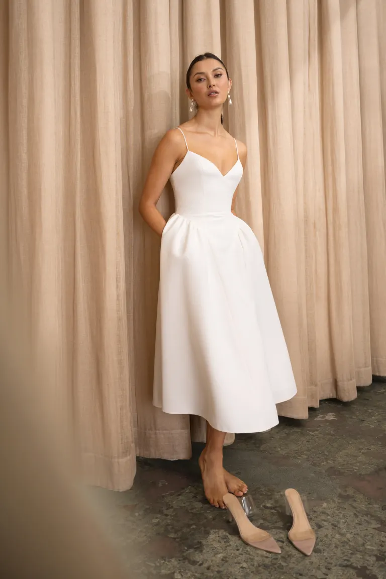 Jenny Yoo Little White Dress Luella - Image 7