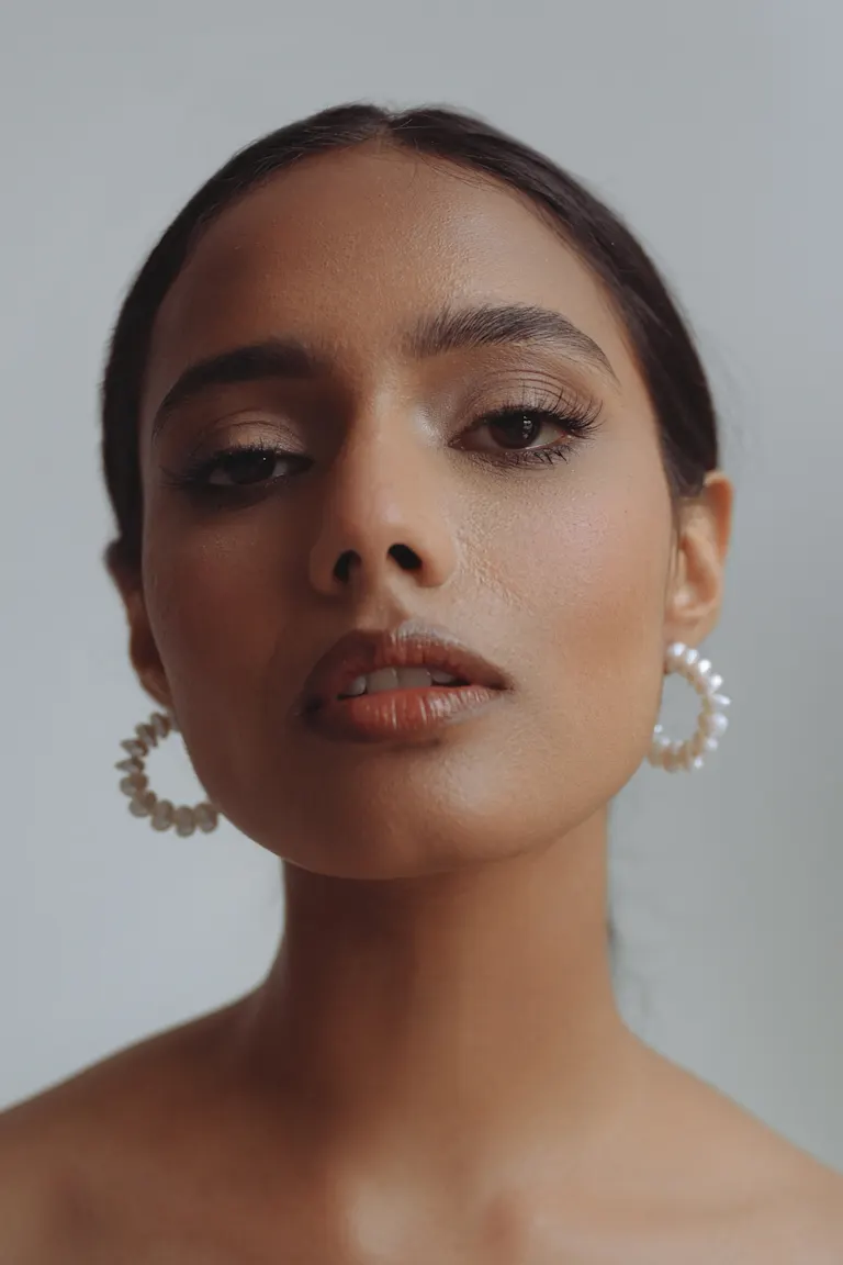 Monaco Pearl Hoop Earring - Image 3