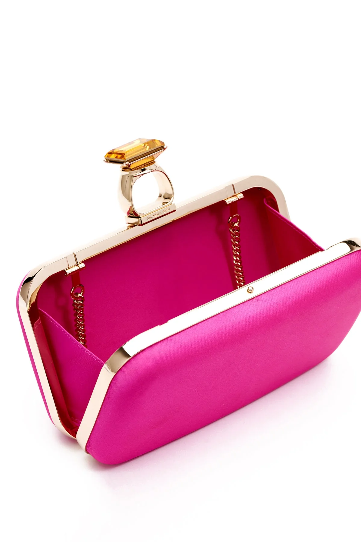 On the Rocks Clutch - Cerise - Image 3