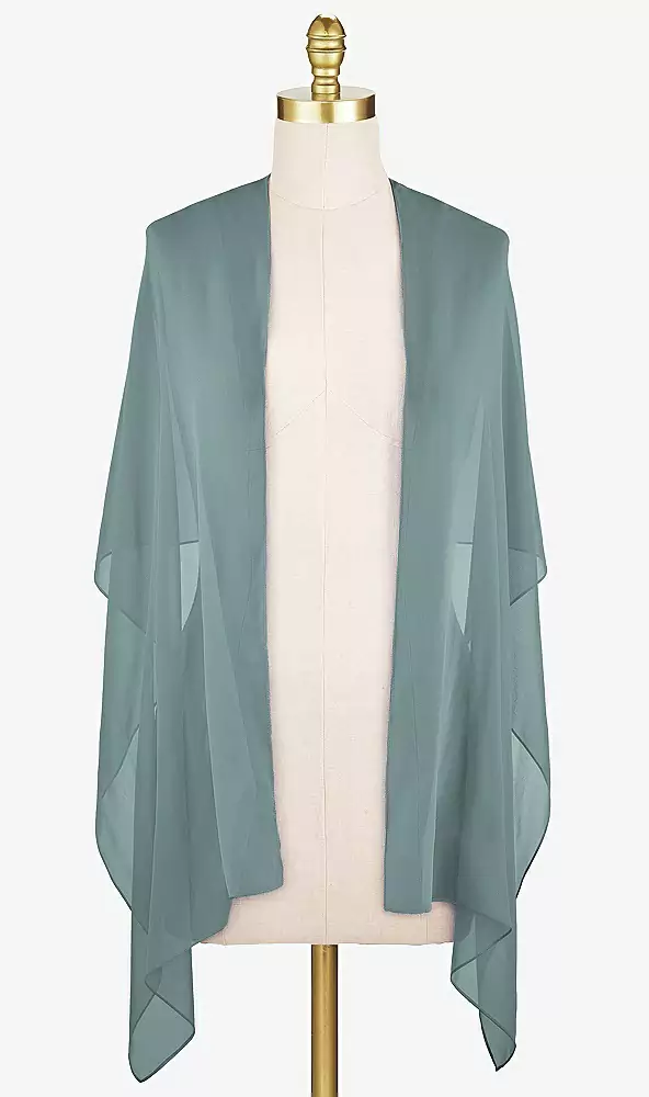 Sheer Crepe Stole by The Dessy Group - Image 10