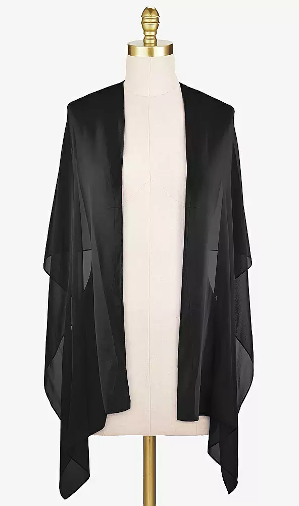 Sheer Crepe Stole by The Dessy Group - Image 22