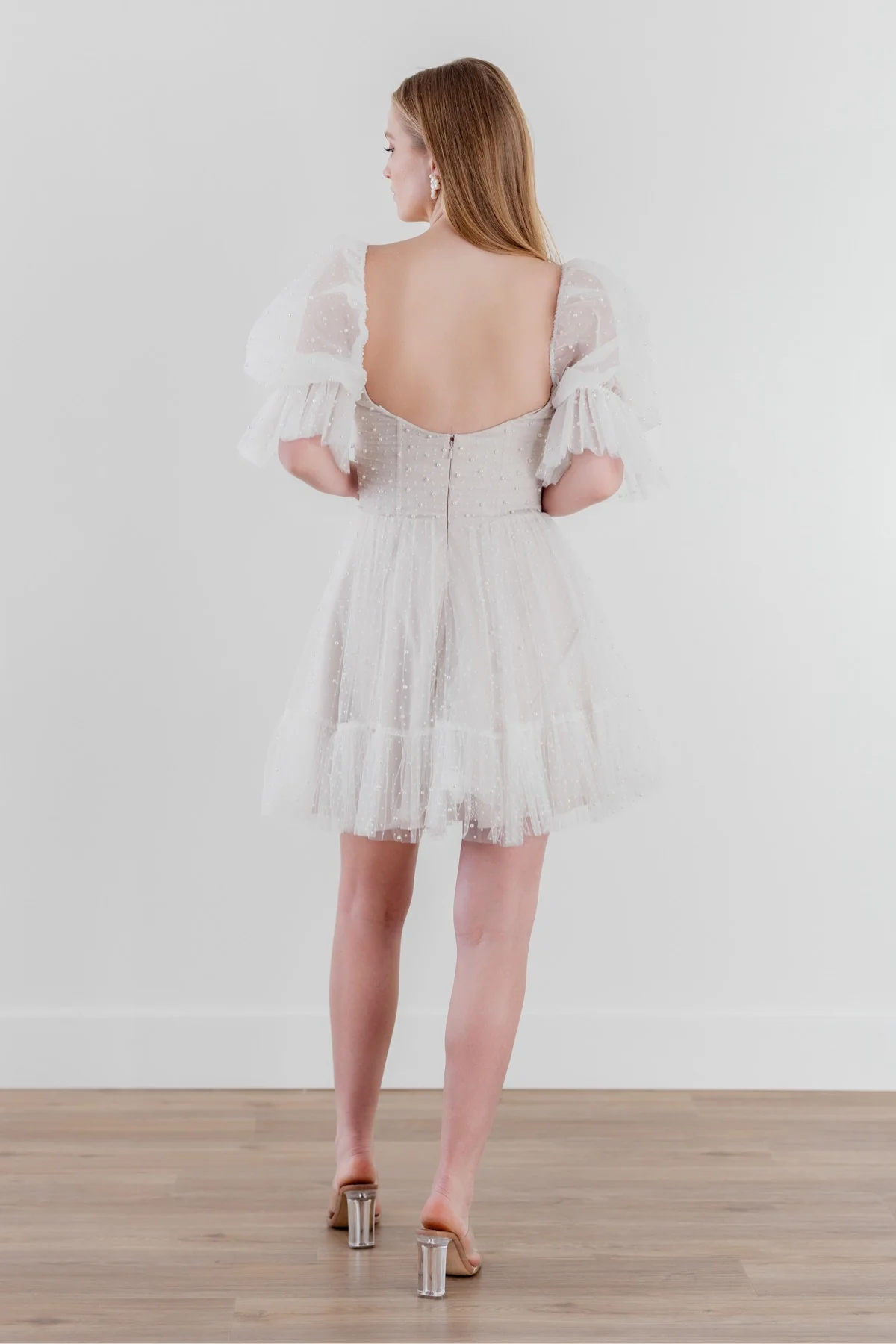 By Watters Little White Dress Macaron 35302 - Image 3